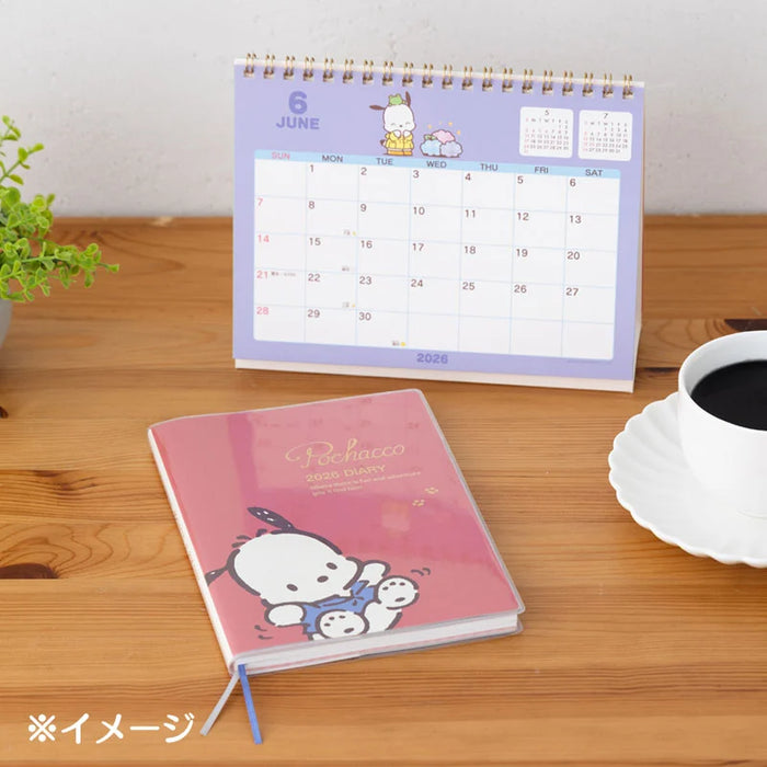 Japan Sanrio - Calendar & Planner 2026 x Pochacco B6 Diary (Block Type) 2026