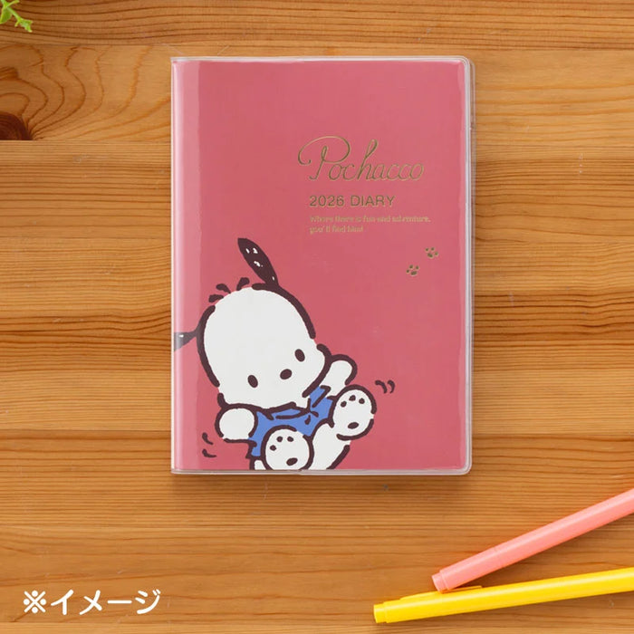 Japan Sanrio - Calendar & Planner 2026 x Pochacco B6 Diary (Block Type) 2026