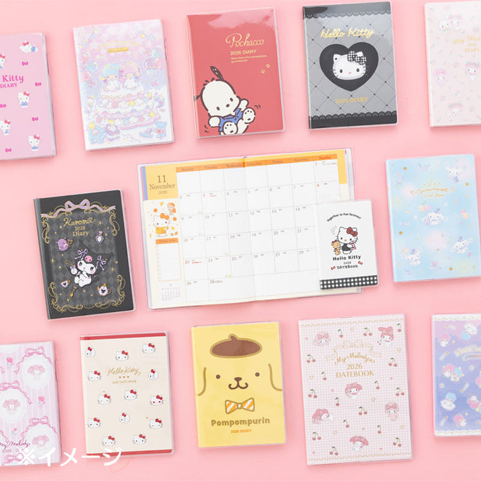 Japan Sanrio - Calendar & Planner 2026 x Pompompurin B6 Diary (Block Type) 2026