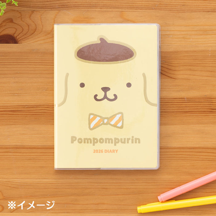 Japan Sanrio - Calendar & Planner 2026 x Pompompurin B6 Diary (Block Type) 2026