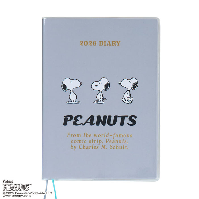 Japan Sanrio - Calendar & Planner 2026 x Snoopy B6 Diary (Block Type) 2026