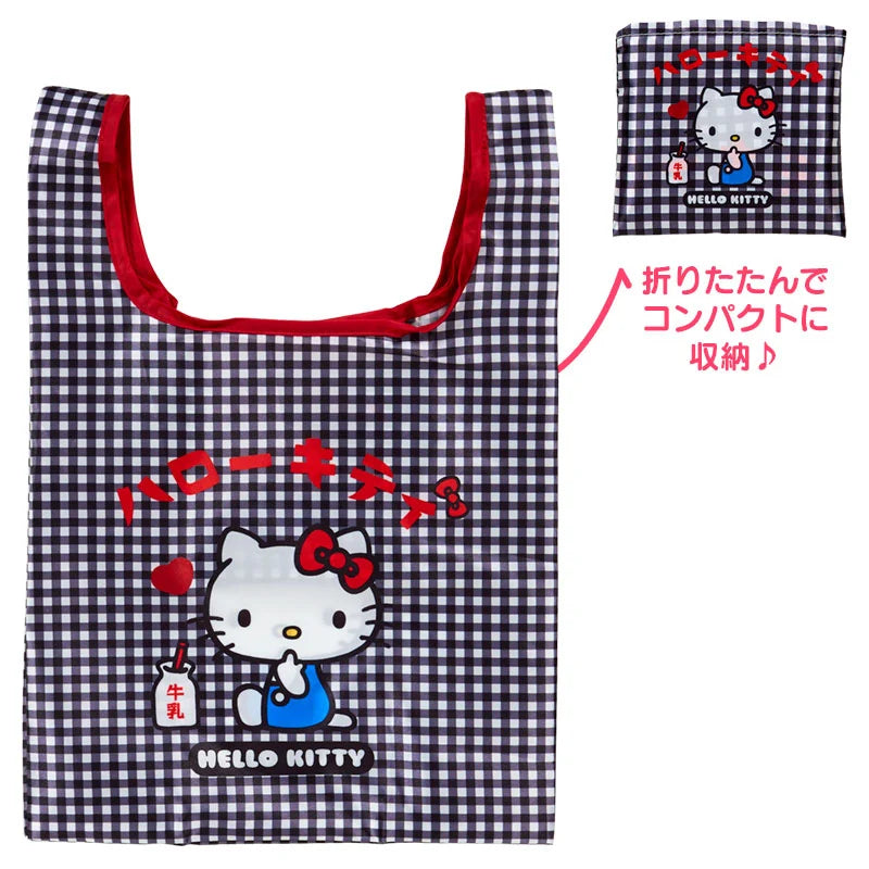 Japan Sanrio - Hello Kitty Mini Eco Bag (Black Color)