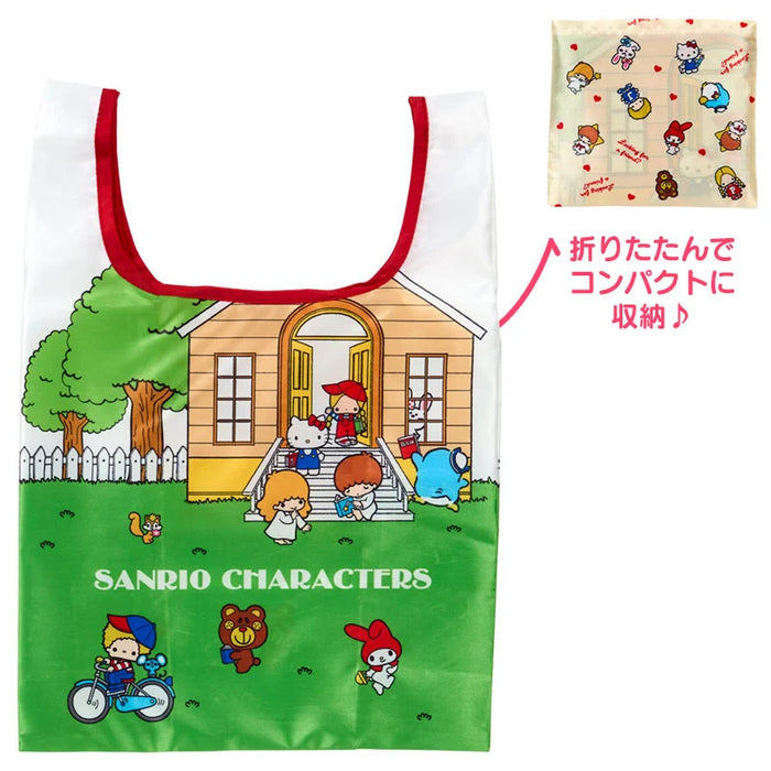 Japan Sanrio - Sanrio Characters Mini Eco Bag (Garden)
