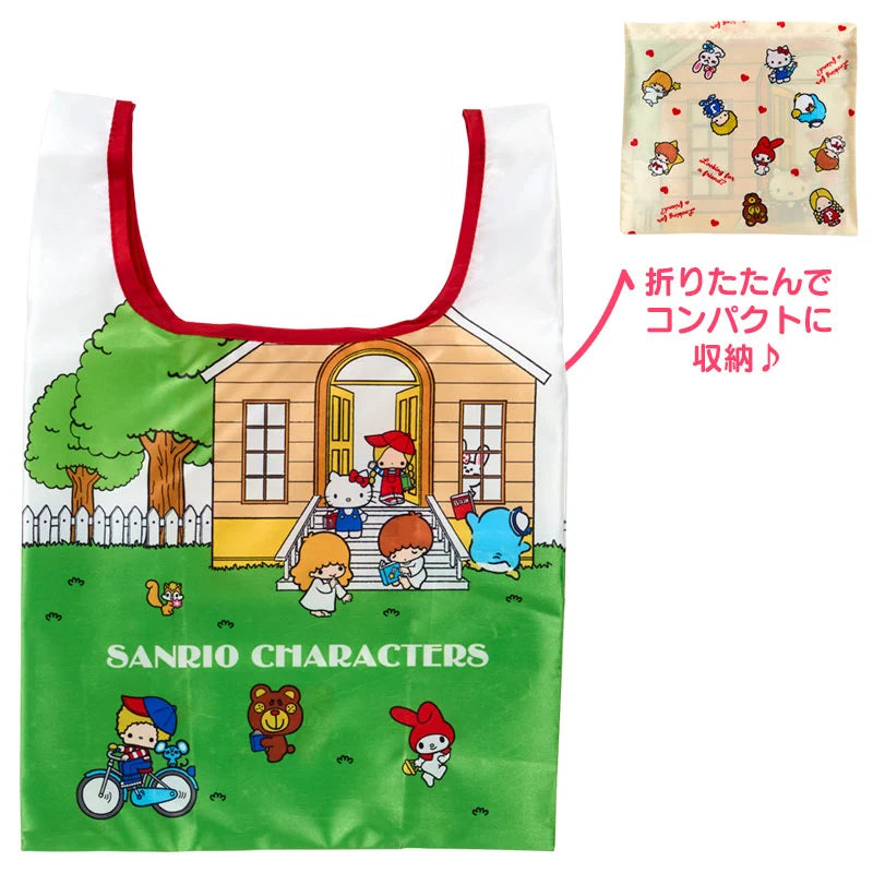 Japan Sanrio - Sanrio Characters Mini Eco Bag (Garden)