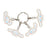 Japan Sanrio - Cinnamoroll 4-Piece Acrylic Keychain (Face)