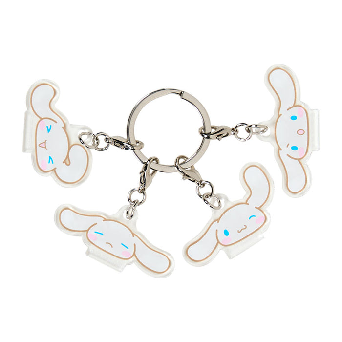 Japan Sanrio - Cinnamoroll 4-Piece Acrylic Keychain (Face)