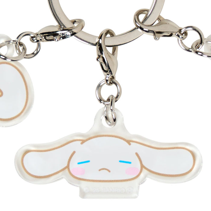 Japan Sanrio - Cinnamoroll 4-Piece Acrylic Keychain (Face)