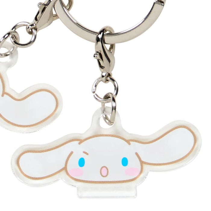 Japan Sanrio - Cinnamoroll 4-Piece Acrylic Keychain (Face)