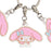 Japan Sanrio - My Melody 4-Piece Acrylic Keychain (Face)