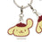 Japan Sanrio - Pompompurin 4-Piece Acrylic Keychain (Face)