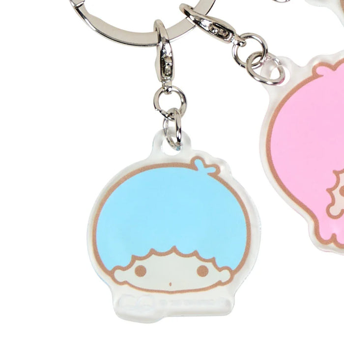 Japan Sanrio - Little Twin Stars 4-Piece Acrylic Keychain (Face)