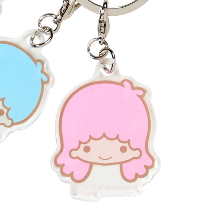 Japan Sanrio - Little Twin Stars 4-Piece Acrylic Keychain (Face)