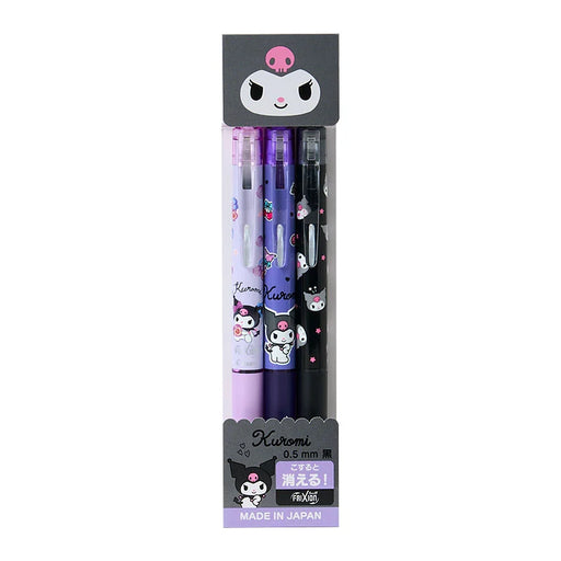 Japan Sanrio - Kuromi FriXion Ball Knock (3-piece set)