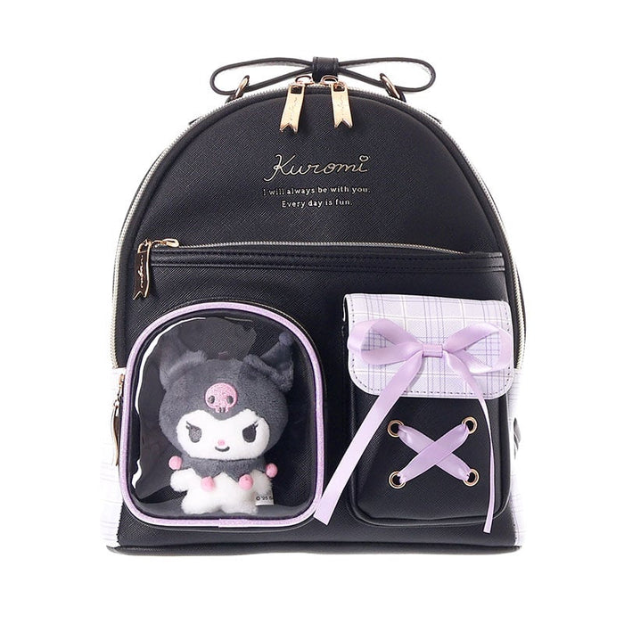 Japan Sanrio - Kuromi D Backpack with Plush Toy