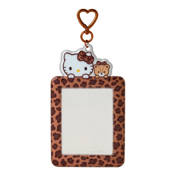 Japan Sanrio - Hello Kitty Leopard Print Trading Card Holder Color: Brown (Enjoy Idol)
