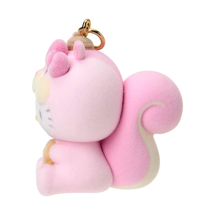 Japan Sanrio - Hello Kitty Fluffy Squirrel Keychain (Fluffy Squirrel)