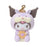 Japan Sanrio - Kuromi Fluffy Squirrel Keychain (Fluffy Squirrel)