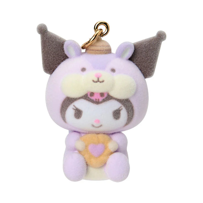 Japan Sanrio - Kuromi Fluffy Squirrel Keychain (Fluffy Squirrel)
