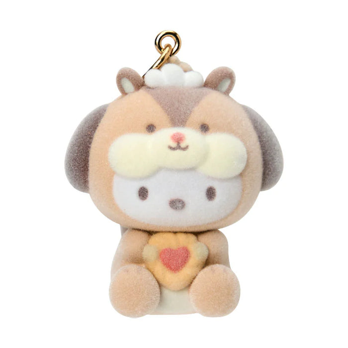 Japan Sanrio - Pochacco Fluffy Squirrel Keychain (Fluffy Squirrel)