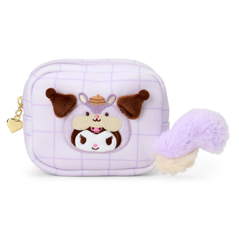 Japan Sanrio - Kuromi Pouch (Fluffy Squirrel)