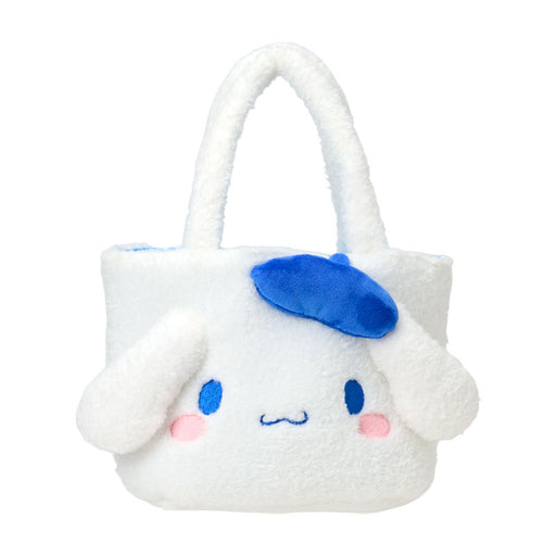 Japan Sanrio - Cinnamoroll Big Face Fluffy Tote Bag (With Bear)