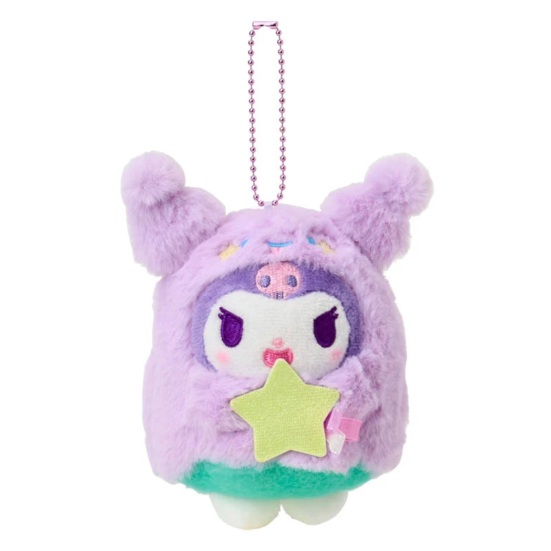 Japan Sanrio - Kuromi Plush Keychain (Starry Ghost)