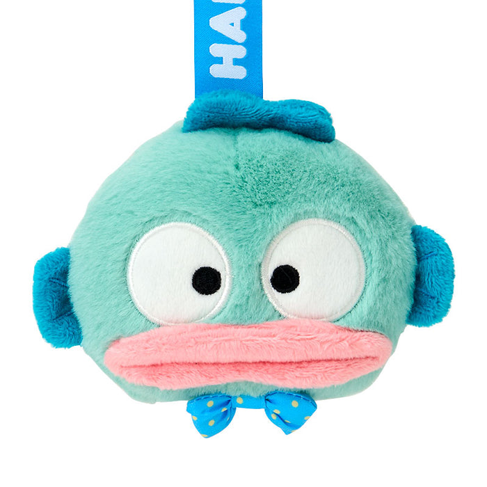 Japan Sanrio - Hangyodon Face Tag  Plush Keychain