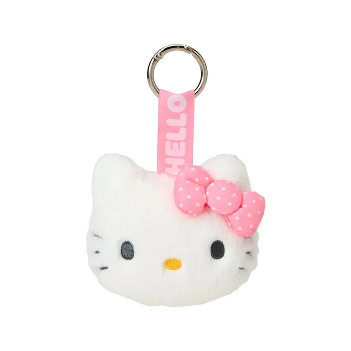 Japan Sanrio - Hello Kitty Face Tag  Plush Keychain