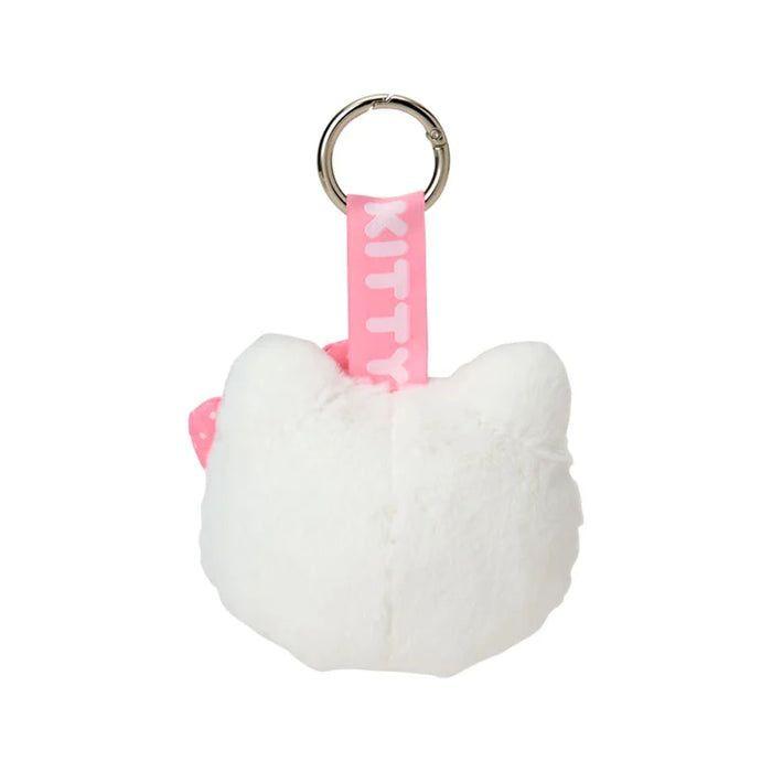 Japan Sanrio - Hello Kitty Face Tag  Plush Keychain