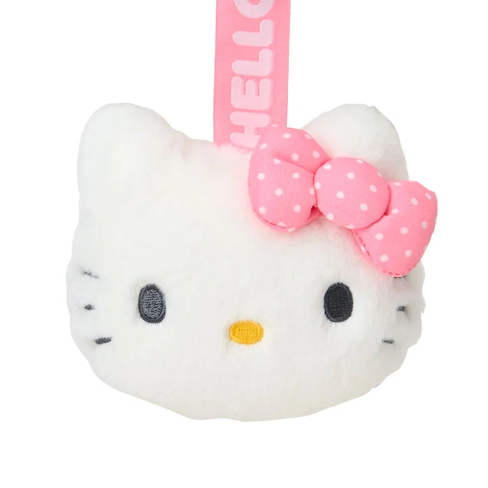 Japan Sanrio - Hello Kitty Face Tag  Plush Keychain