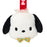 Japan Sanrio - Pochacco Face Tag  Plush Keychain