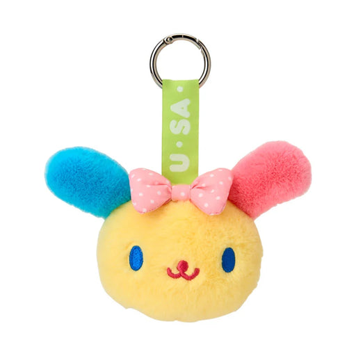 Japan Sanrio - Usahana Face Tag  Plush Keychain