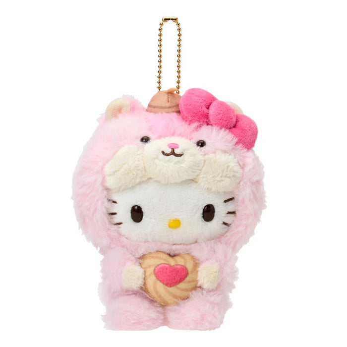 Japan Sanrio - Hello Kitty Plush Keychain (Fluffy Squirrel)