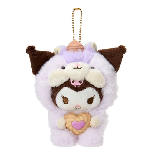 Japan Sanrio - Kuromi Plush Keychain (Fluffy Squirrel)