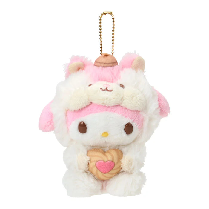 Japan Sanrio - My Melody Plush Keychain (Fluffy Squirrel)