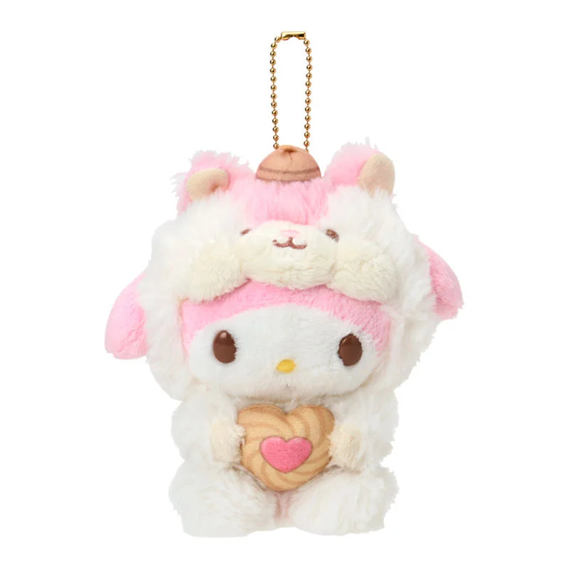 Japan Sanrio - My Melody Plush Keychain (Fluffy Squirrel)