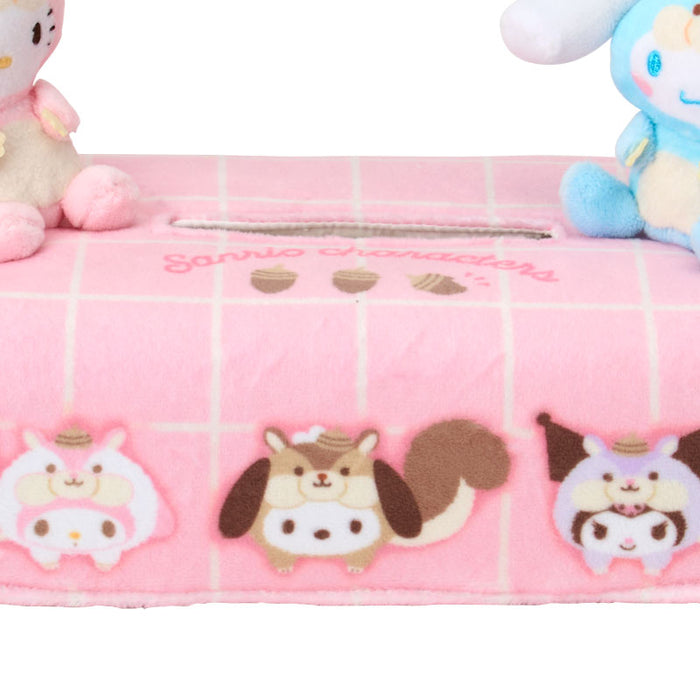 Japan Sanrio - Sanrio Characters Tissue Box Case (Fluffy Squirrel)