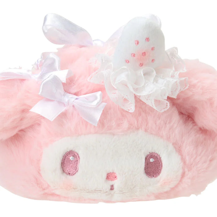 Japan Sanrio - My Melody Round Drawstring Bag (White Strawberry Tea Time)