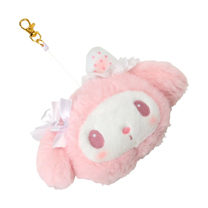 Japan Sanrio - My Melody Face Pass Case (White Strawberry Tea Time)