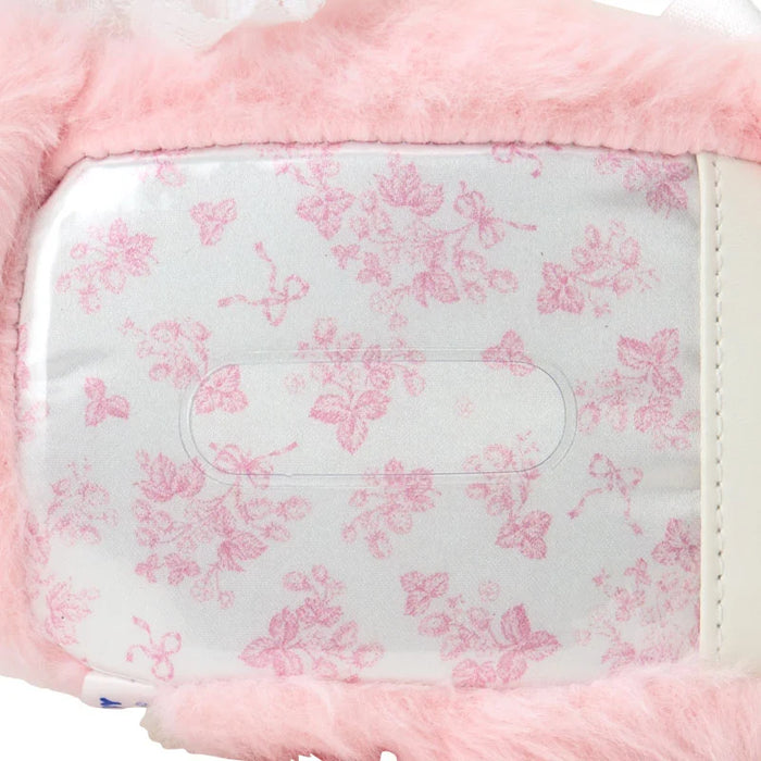 Japan Sanrio - My Melody Face Pass Case (White Strawberry Tea Time)