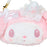 Japan Sanrio - My Melody Plush Sacoche (White Strawberry Tea Time)