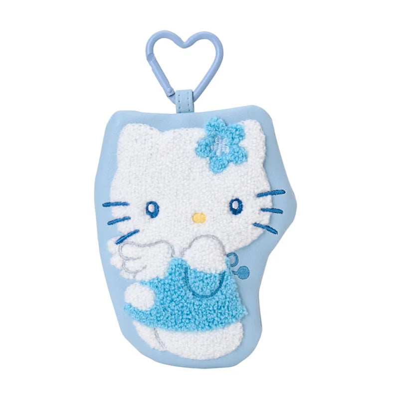 Japan Sanrio - Hello Kitty Sagara Embroidered Pouch (Sparkling Angel) Color: Silver