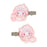 Japan Sanrio - My Melody Acrylic Hair Clip (White Strawberry Tea Time)