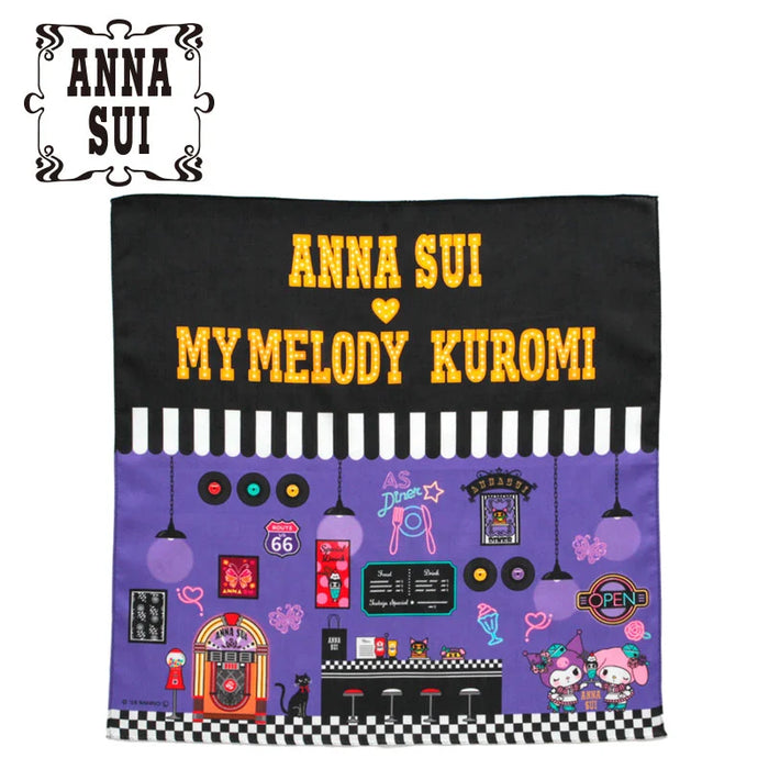 Japan Sanrio - My Melody & Kuromi ANNA SUI ANNA SUI Handkerchief (Diner)