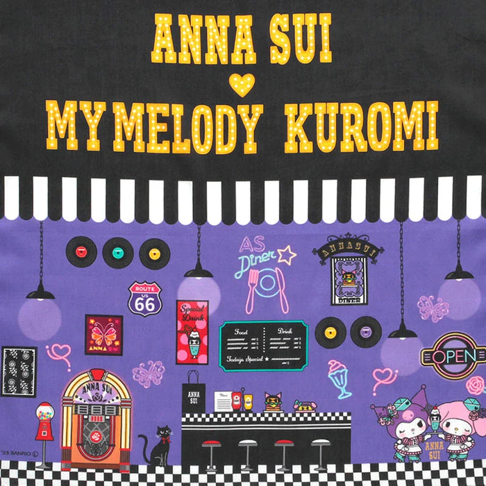 Japan Sanrio - My Melody & Kuromi ANNA SUI ANNA SUI Handkerchief (Diner)
