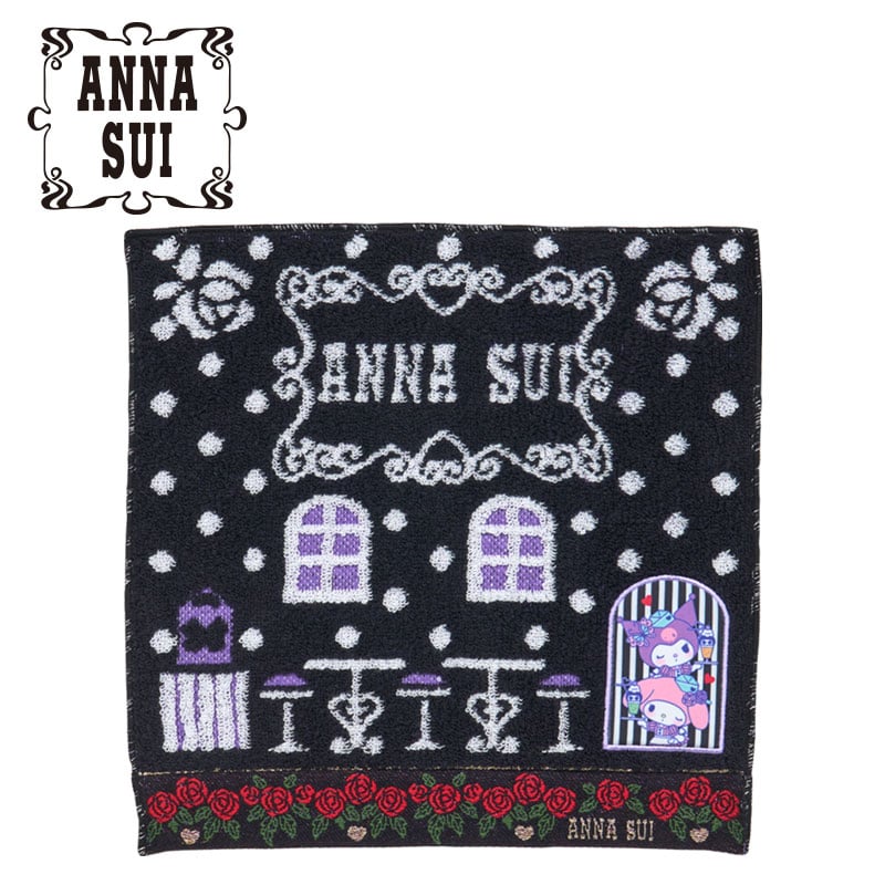 Japan Sanrio - My Melody & Kuromi ANNA SUI Towel Handkerchief