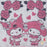 Japan Sanrio - My Melody & Kuromi ANNA SUI Towel Handkerchief (Ruffle) Color: Pink