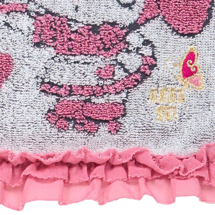 Japan Sanrio - My Melody & Kuromi ANNA SUI Towel Handkerchief (Ruffle) Color: Pink