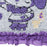 Japan Sanrio - My Melody & Kuromi ANNA SUI Towel Handkerchief (Ruffle) Color: Purple