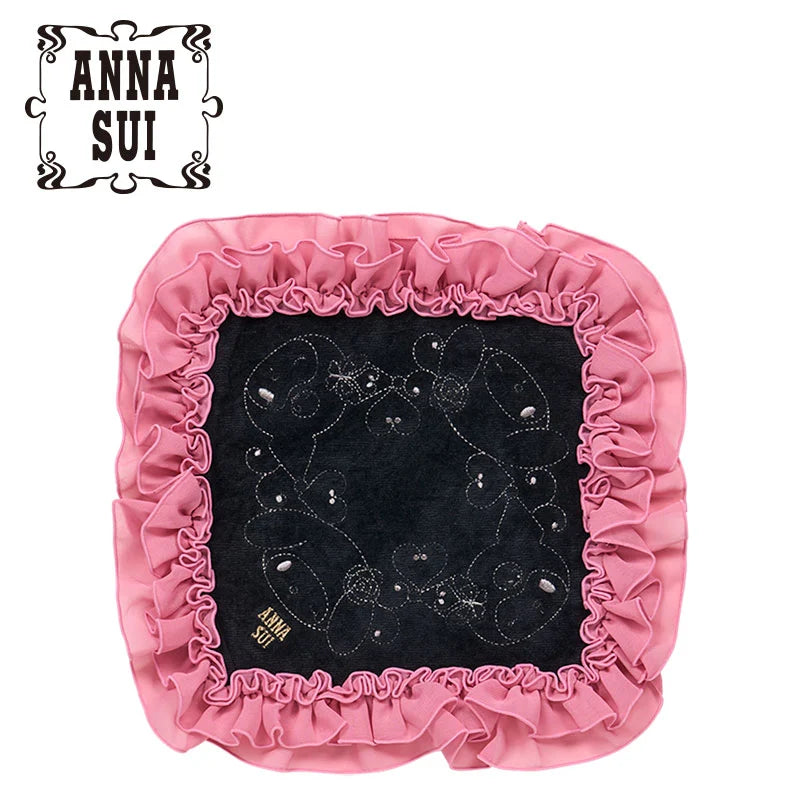 Japan Sanrio - My Melody & Kuromi ANNA SUI Mini Towel (Ruffle) Color: Pink